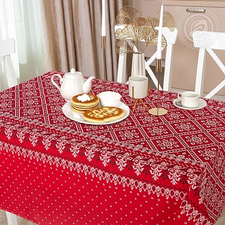 Скатерть рогожка / Народные узоры