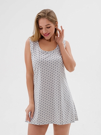 Женская сорочка Машенька / Серый меланж