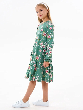 Детское платье "Конфетка" / Жасмин на ментоле