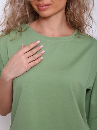 Женская футболка Кейт-2 / Фисташковый светлый