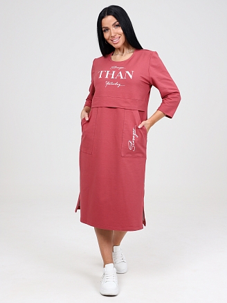 Женское платье СПРИНТ ПлФ-43 / Брусничный