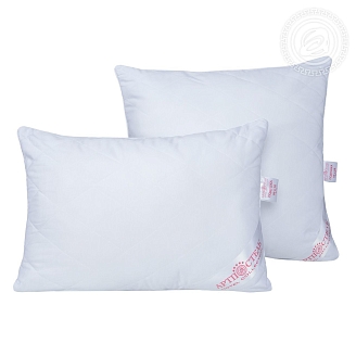 Подушка "Лебяжий пух" поликоттон // Отель