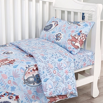 Постельное белье в кроватку поплин арт.922 Лучик