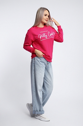 Женская толстовка 80048 / фуксия