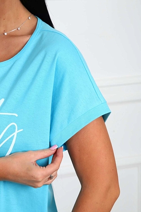 Женская футболка 29542 / бирюза