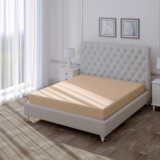 Простыня "Волшебная Ночь" на резинке / Caramel mousse