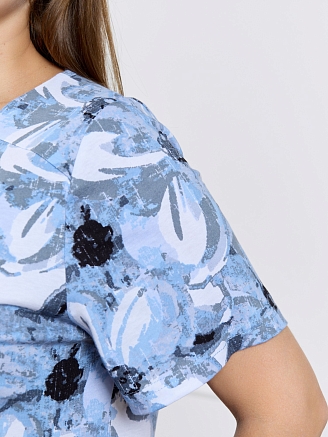 Женский халат Магма / голубой