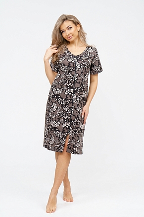 Халат женский 36929 / коричневый