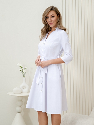 Халат медицинский женский М-02-0 Элит-145/Стрейч