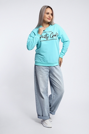 Женская толстовка 80048 / ментол