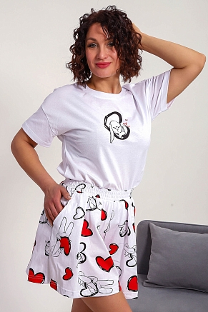 Женская пижама 88143 / белый