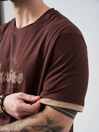 Мужская пижама "Счастье" 2401-К / Коричневый