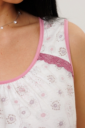 Женская ночная сорочка 1956/2 мах / Молочный