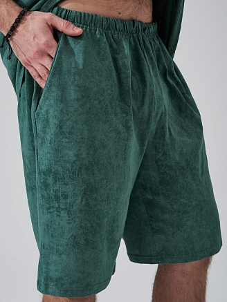 Мужской комплект "Винтаж" (бриджи) 2327-К / Зеленый