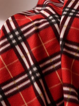 Плед флисовый арт. ПФ130 / Бордовый