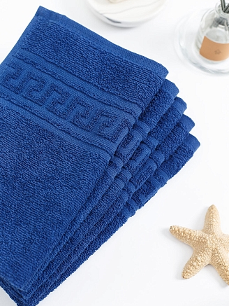 Полотенце махровое г/к Узбекистан 380 гр/м2 / 706-ярко-синий