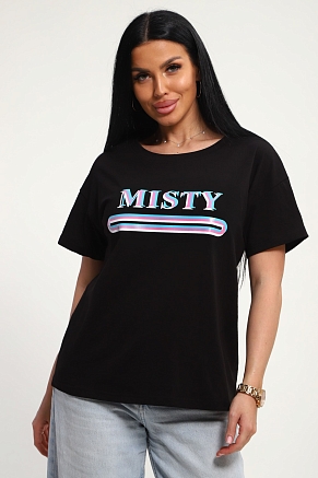 Женская футболка 85652 / черный