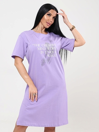 Женская туника Тетрамино / сиреневый