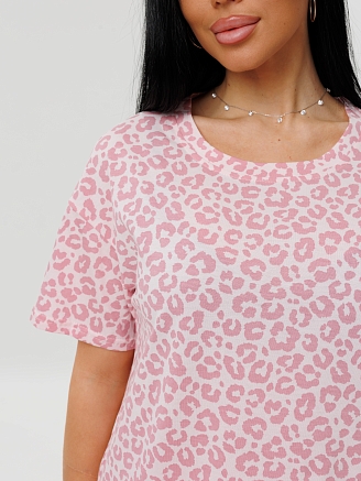 Женская пижама П-98(К) / Розовый (леопард)