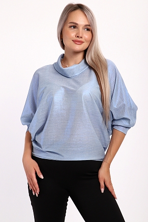 Женская блузка 32738 / голубой