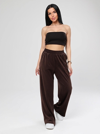 Женские брюки Марлена макси / шоколадный