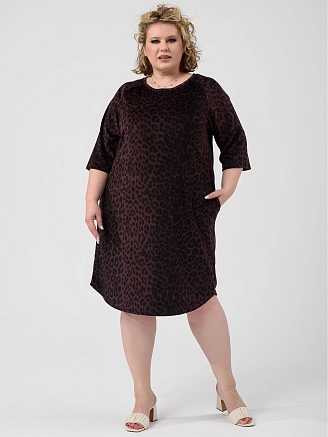 Женская туника "Сафари" 2427-В / Бордовый