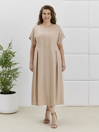 Женское платье Скарлет ПЛ-417 / бежевый