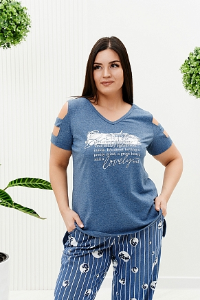 Женская туника 9146 / джинс