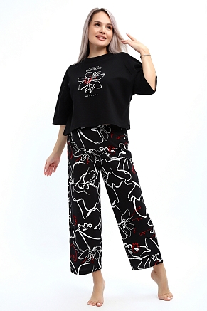 Женский костюм 29020 / черный