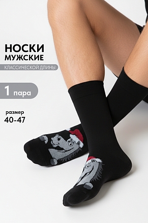 Мужские носки стандарт Лукас / черный