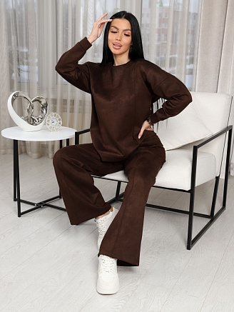 Женский костюм мод.2125/3 / Коричневый