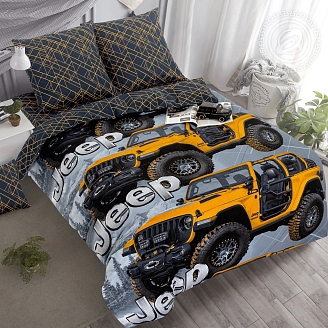 Детское постельное белье поплин арт.912 Вездеход
