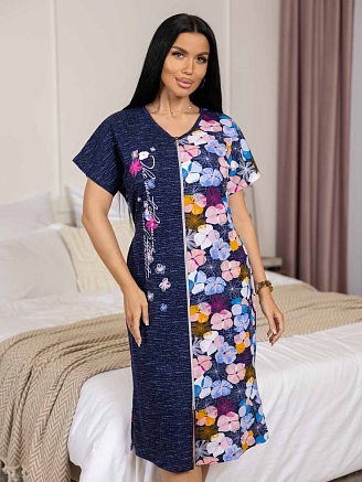 Женский халат мод.2019/3 / Синий