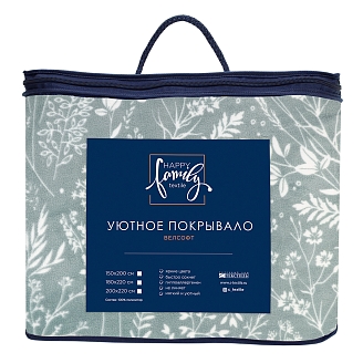 Покрывало Happy Family велсофт Виши