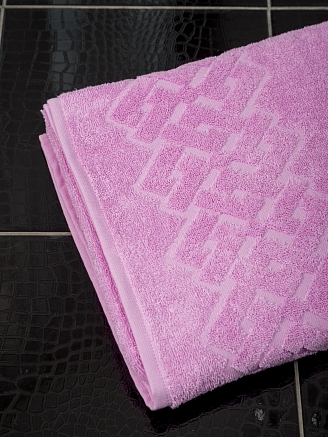 Полотенце махровое Донецкая Мануфактура ПТ-05583 / Сиреневый