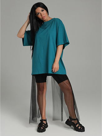 Женская футболка Город / Петроль