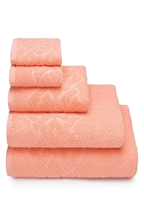 Полотенце махровое Донецкая Мануфактура ПТ-05583 / Персиковый
