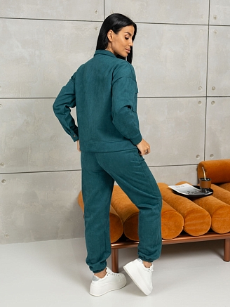 Женский костюм мод.2070/2 / Изумрудный