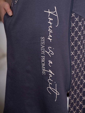 Женский халат мод.2090/2 / Серый