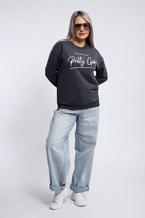 Женская толстовка 80048 / темно-серый