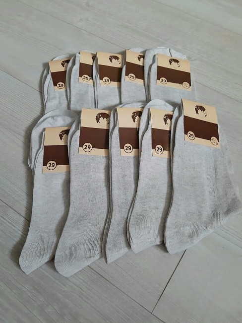Мужские носки льняные