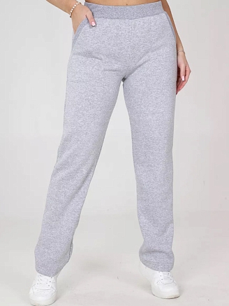 Женские брюки БФ-02 / Серый меланж