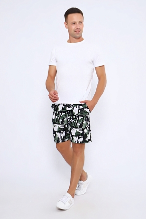 Мужские шорты 36829 / зеленый