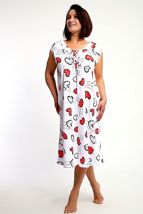 Женская сорочка 88131 / белый