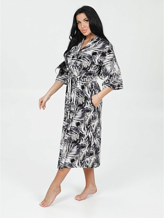 Женский халат Любаша / Листья