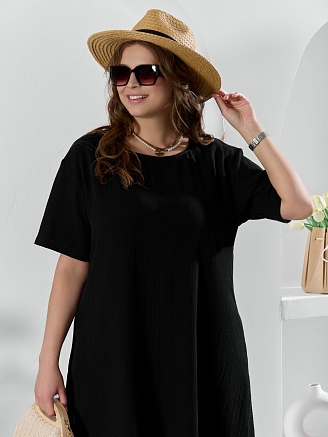 Женское платье Вуаль-1 / чёрный