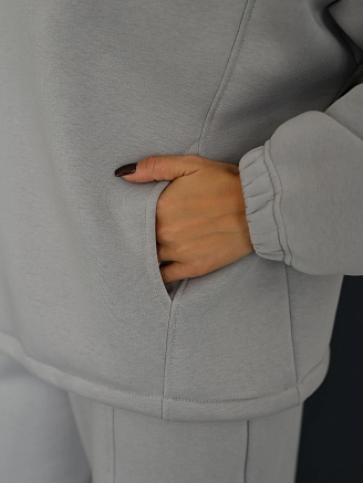 Женский костюм с брюками 2246/2 / Светло-серый