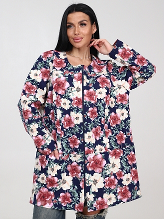 Женский кардиган МАКСИ КрФ-400 / Шиповник