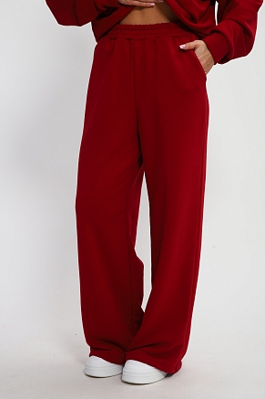 Женские брюки Палаццо 85556 / бордо