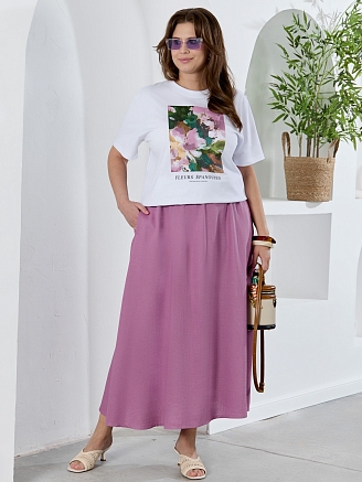 Женская футболка Камео-7 / белый